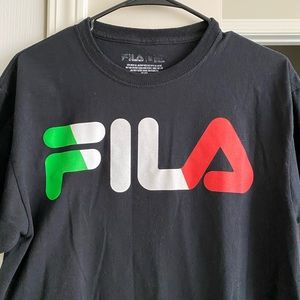 Black shirt Fila Shirt